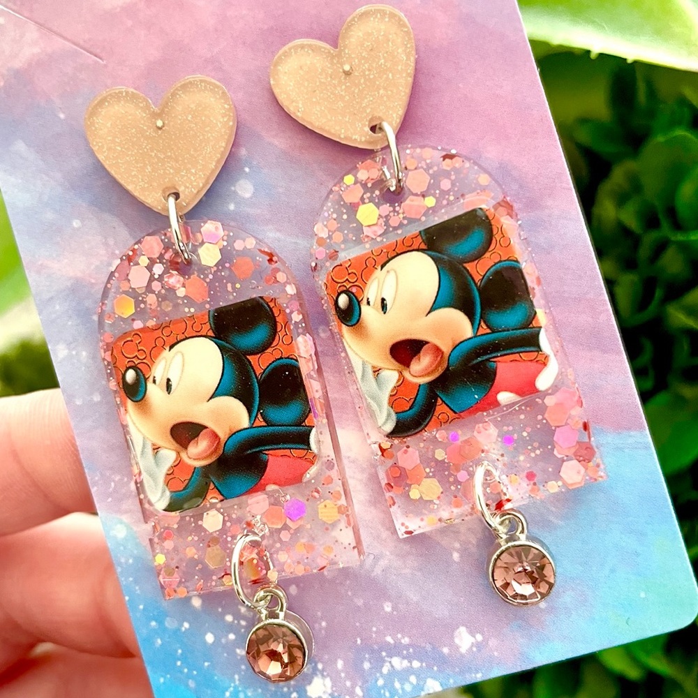 Mickey Mouse Acrylic Earrings